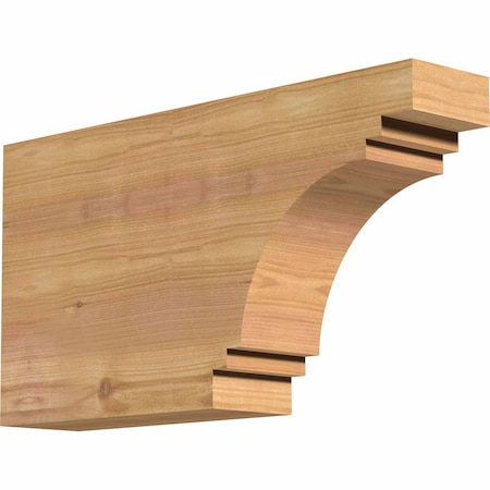 Ekena Millwork Pescadero Smooth Rafter Tail, Western Red Cedar, 3 1/2"W x 10"H x 18"L RFT04X10X18PEC00SWR